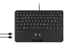 Picture of Klawiatura Perixx Perixx PERIBOARD-526 H EN, wired mini USB keyboard, trackball, USB hub