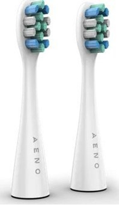 Изображение Kocówka Aeno AENO Replacement toothbrush heads, White, Dupont bristles, 2pcs in set (for ADB0007/ADB0008)
