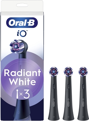 Изображение Kocówka Oral-B iO Radiant White Black kocówki wymienne 3szt, czarne