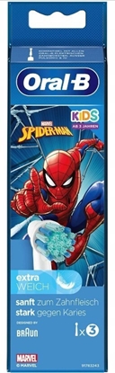 Изображение Kocówka Oral-B Kocówki do szczoteczki Oral-B Kids Spiderman 3 szt