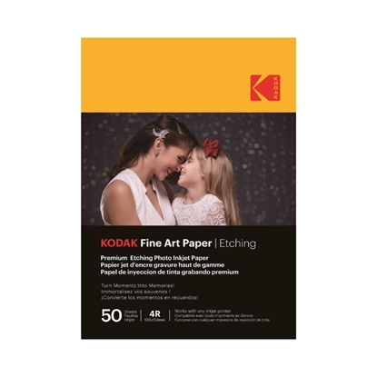 Picture of Kodak Fine Art Paper Etching  4/6 " x 50 Sheets