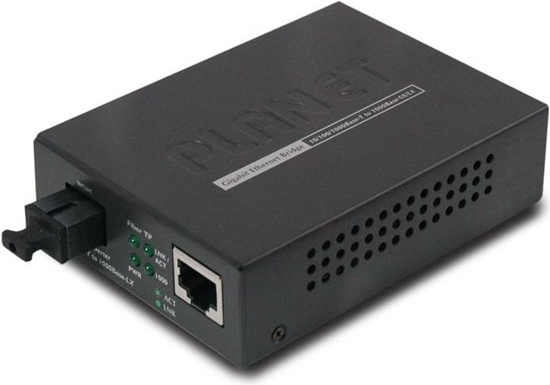 Изображение Konwerter wiatowodowy Planet GT-806B15 10/100/1000BaseT - 1000BaseLX, WDM, Single-Mode Max. 15 Km