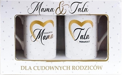 Изображение KUKARTKA Kubek komplet Q 897 Cudowana mama/wspania³y tata (480149) - 5901924481607
