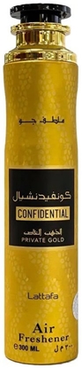 Изображение La Casa de los Aromas LATTAFA Confidential Private Gold AIR FRESHENER spray 300ml