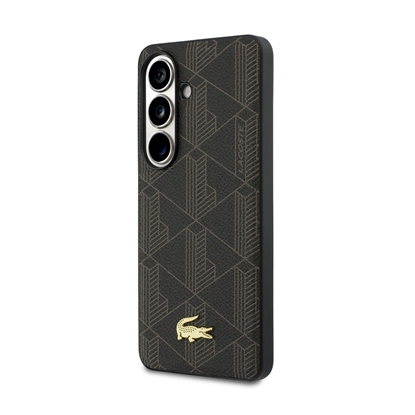 Picture of Lacoste PVC Blend Monogram Gold Logo Magnetic Case for Samsung Galaxy S26+ / brown