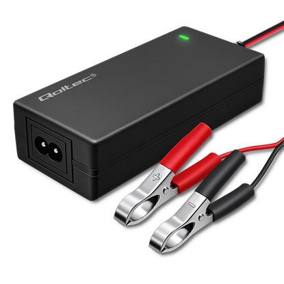 Изображение Ładowarka do akumulatora AGM GEL STD | Prostownik 12V | 4A | 48W | LED | Kabel 1.8m 