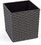 Picture of Lamela Doniczka Juka z wkadem Rattan Grafit 30x30x31