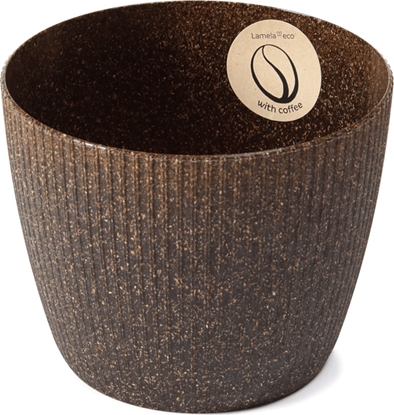 Изображение Lamela Doniczka osonka na kwiatki 26cm naturalna eco coffe