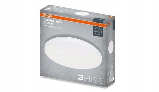 Picture of Lampa sufitowa Kanlux Plafon LED CEILING LUXO 36W 3960lm 4000K 840 IP20 WT biaa