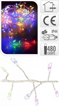 Attēls no Lampki choinkowe KMTP 480 LED kolorowe