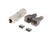Изображение Lanberg | 2X RJ45 CAT6A FTP Plug 8P8C Tool-less Adapter | PL2SA-6000TL | Silver/Transparent