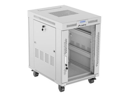 Изображение Lanberg 19" 15U 600X800 GRAU GLASTÜR LANBERG RACK EINBAUSCHR