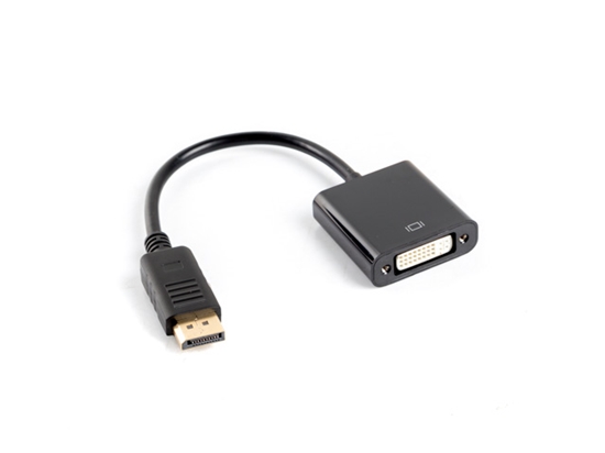 Picture of Lanberg Adapter Dual Link DisplayPort 1.2 to DVI-I | AD-0007-BK