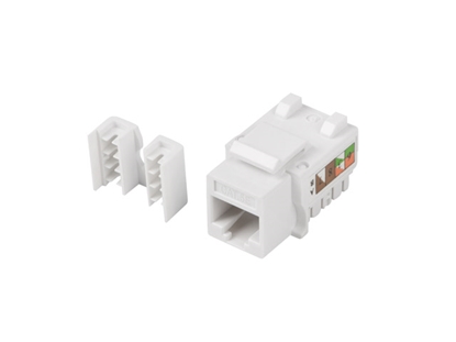 Изображение Lanberg KEYSTONE MODUL RJ45->LSA CAT.5E UTP 90° ZUR MONTAGED