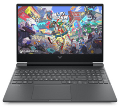 Attēls no Laptop HP VICTUS 15-fa2002ny - 15.6 FHD 144Hz 300nits, Core 5 - 210H (8C), 24GB, 512GB SSD, RTX 5060 8GB, Mica Srebrny, Win 11 Home, 1 rok