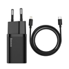 Picture of Lādētājs Baseus Super Si Quick Charger 20W USB-C Black