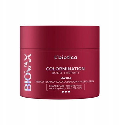 Изображение Lbiotica L`BIOTICA Biovax Colormination Bond Therapy Maska odbudowujca do wosów farbowanych 200 ml