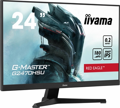Attēls no LCD Monitor|IIYAMA|G2470HSU-B6|24"|Panel IPS|1920x1080|16:9|180Hz|Matte|0.2 ms|Speakers|Colour Black|G2470HSU-B6