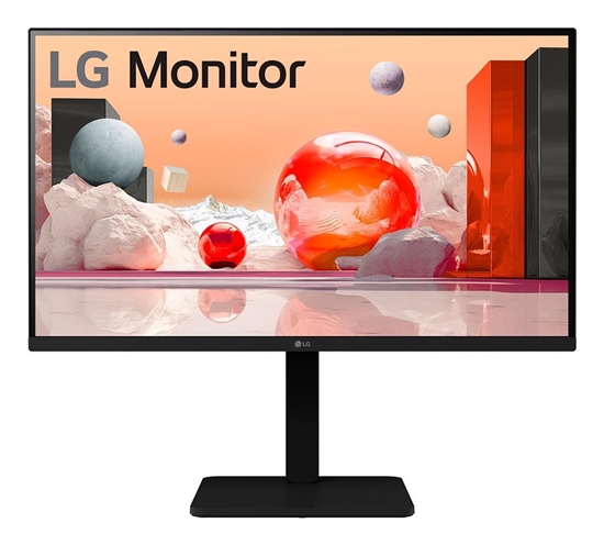 Picture of LCD Monitor|LG|27"|Panel IPS|1920x1080|16:9|100Hz|Matte|Speakers|Swivel|Pivot|Height adjustable|Tilt|Colour Black|27BA550-B