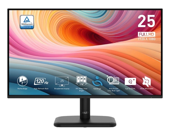 Picture of LCD Monitor|MSI|PRO MP251L|24.5"|Business|Panel IPS|1920x1080|16:9|120 Hz|1 ms|Colour Black|PROMP251LE2