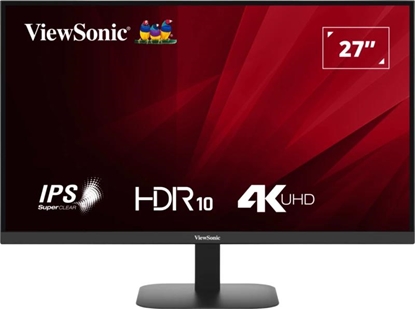 Изображение LCD Monitor|VIEWSONIC|VA2708-4K-HD|27"|Panel IPS|3840x2160|16:9|60 Hz|Matte|4 ms|Tilt|Colour Black|VA2708-4K-HD