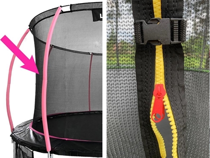 Attēls no Lean Sport Siatka Wewntrzna do Trampoliny Sport Max 12ft Róowa