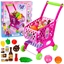 Изображение LeanToys Wózek sklepowy z akcesoriami róowy 46el 52cm