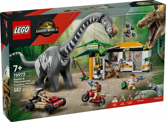 Picture of LEGO Jurassic World 76973 Raptor Titanosaurus Tracking Mission