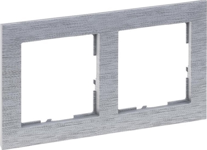 Изображение Legrand SUNO Ramka dwukrotna aluminium szczotkowane 721562