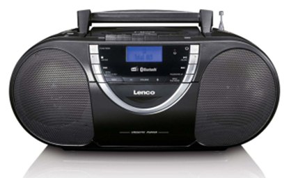 Attēls no Radio uztvērējs Lenco SCD-6900BK Portable DAB+ FM Radio CD Cassette and Bluetooth