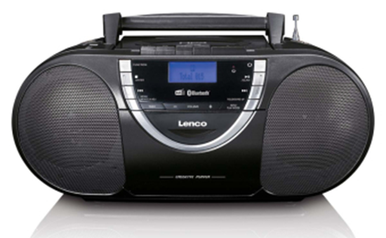 Picture of Radio uztvērējs Lenco SCD-6900BK Portable DAB+ FM Radio CD Cassette and Bluetooth