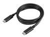 Изображение Lenovo 4X90U90619 USB cable 1 m USB C Black