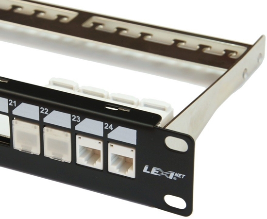 Picture of Lexi-NET 19" moduowy panel krosowy 24port, czarny