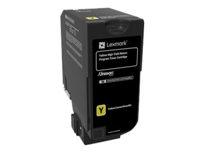 Изображение Lexmark 84C2HY0 toner cartridge 1 pc(s) Original Yellow