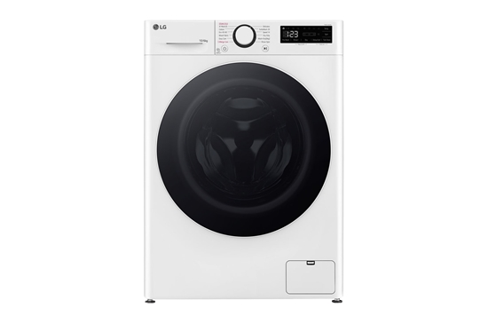 Picture of LG | Washing machine with dryer | F4DR510S0W | Energy efficiency class A/D | Front loading | Washing capacity 10 kg | 1400 RPM | Depth 57 cm | Width 60 cm | Display | LED | Drying system | Drying capacity 6 kg | Steam function | Direct drive | White
