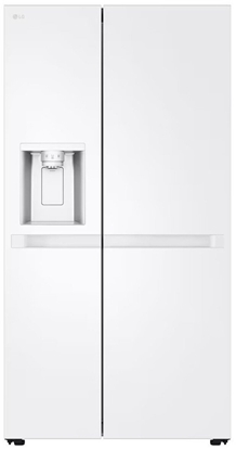 Attēls no LG Refrigerator | GSLC40SWPE | Energy efficiency class E | Free standing | Side by side | Height 179 cm | Fridge net capacity 417 L | Freezer net capacity 221 L | Display | 36 dB | White