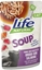 Attēls no Life Pet Care LIFE CAT SOUP 60g TUNA + WHITEBAITS IN    BROTH WITH SALMON   /30