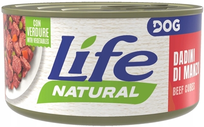 Attēls no Life Pet Care LIFE DOG pusz.90g BEEF CHUNKS  /24