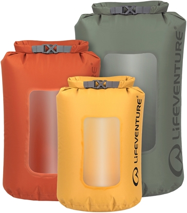 Attēls no Lifeventure Stormlight Window Dry Bag Multipack - 3PK (5l, 10L, 25L) Earth Tones