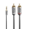 Picture of Lindy 0.5M PHONO AUDIO CABLE, CROMO LINE