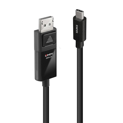 Attēls no Lindy 1m USB Type C to DP 1.4 Adapter Cable with HDR