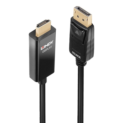 Attēls no Lindy 2m DP to HDMI Adapter Cable with HDR