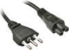 Picture of Lindy 2m, CEI23-16-VII - IEC 320 C5 Black C5 coupler