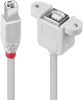 Picture of Lindy 31801 USB cable 1 m USB 2.0 USB B Grey