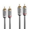 Picture of Lindy 5M DUAL PHONO CABLE, CROMO LINE