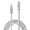 Picture of Lindy RJ-45/RJ-45 Cat6 2m networking cable Grey U/UTP (UTP)
