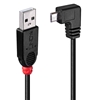 Изображение Lindy USB2.0 A/Micro-B 90 Degree 1m