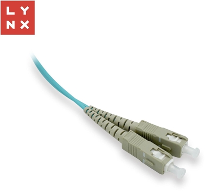 Attēls no LYNX duplexní patch kabel MM, OM3, SC/SC, 50/125µm, 2m