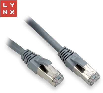 Attēls no LYNX FTP patch kabel Cat6, PVC, 0,3m, edý (balení obsahuje 10ks)