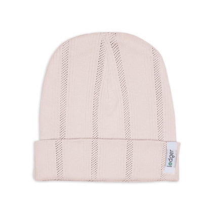 Изображение Lodger Beanie Pointelle bērnu cepurīte, Powder, 0-6 mēn.